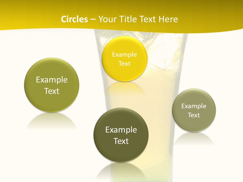 A Drink With A Cherry On Top Of It PowerPoint Template