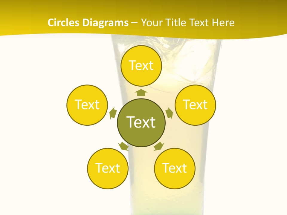 A Drink With A Cherry On Top Of It PowerPoint Template