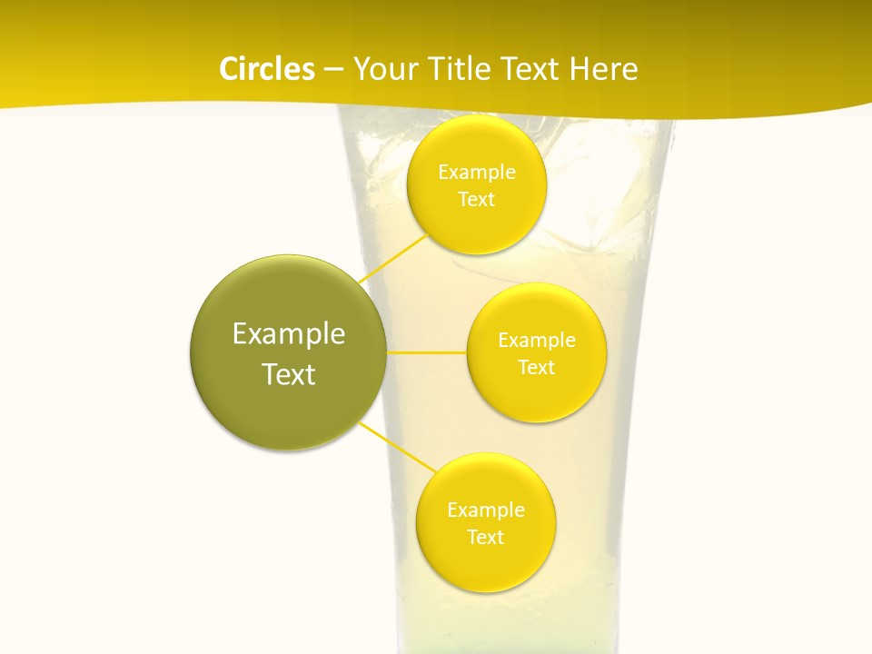 A Drink With A Cherry On Top Of It PowerPoint Template