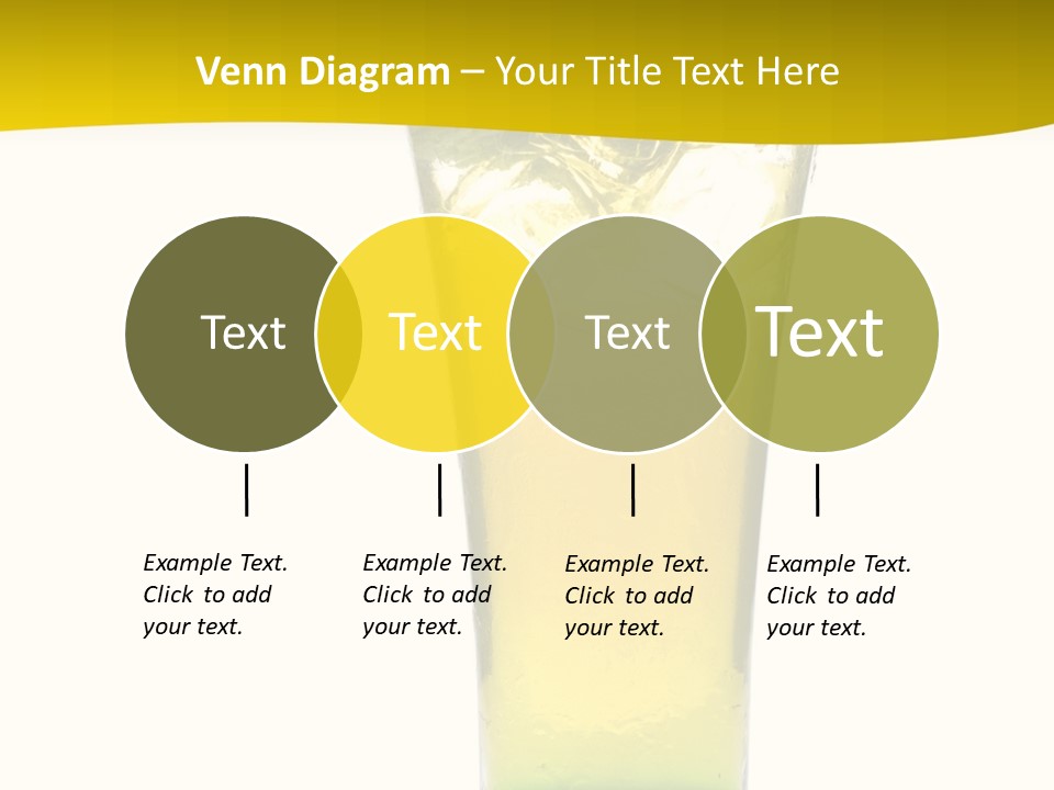 A Drink With A Cherry On Top Of It PowerPoint Template