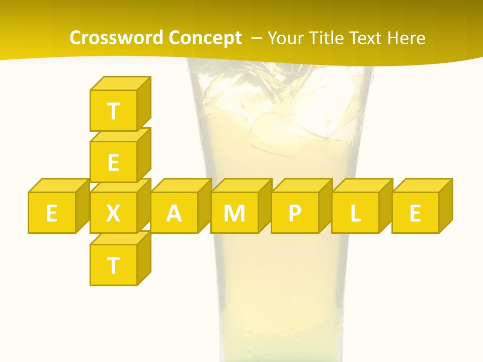 A Drink With A Cherry On Top Of It PowerPoint Template