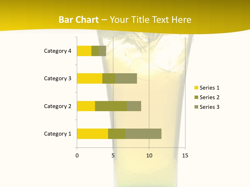 A Drink With A Cherry On Top Of It PowerPoint Template