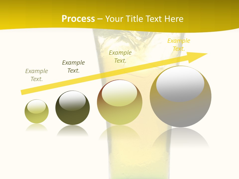 A Drink With A Cherry On Top Of It PowerPoint Template