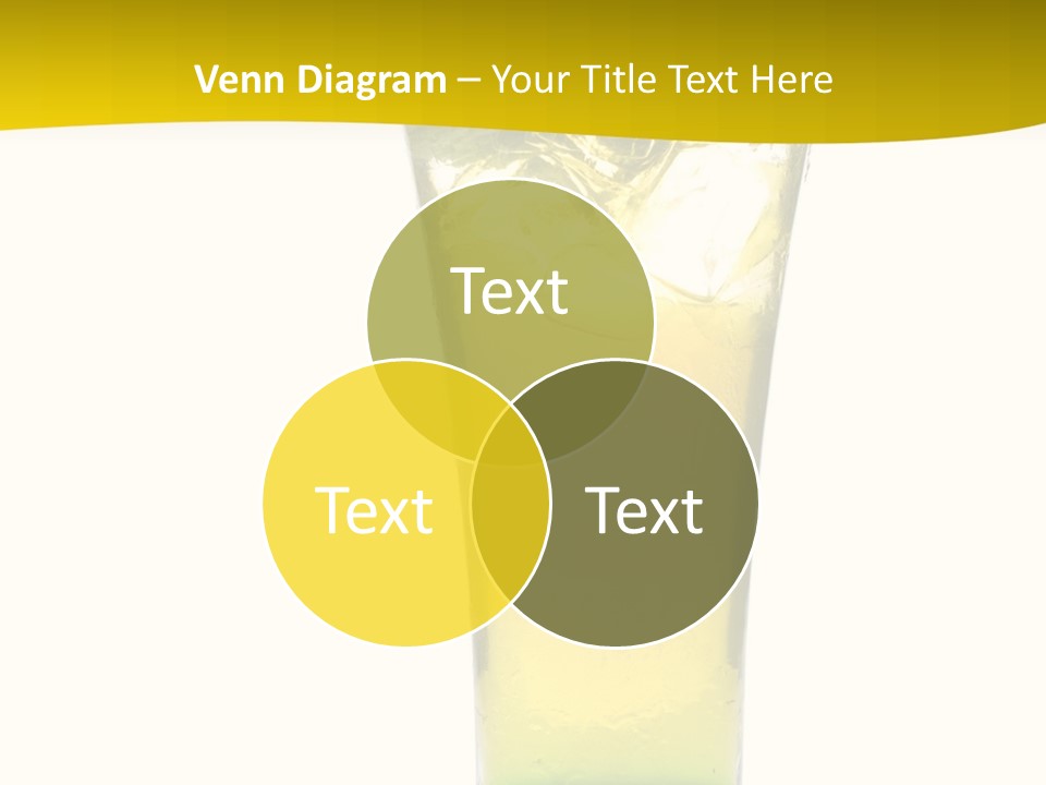 A Drink With A Cherry On Top Of It PowerPoint Template