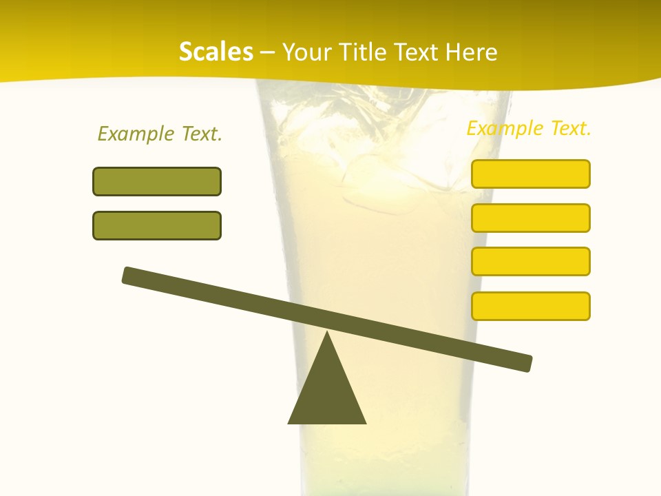 A Drink With A Cherry On Top Of It PowerPoint Template