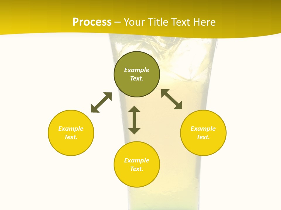 A Drink With A Cherry On Top Of It PowerPoint Template