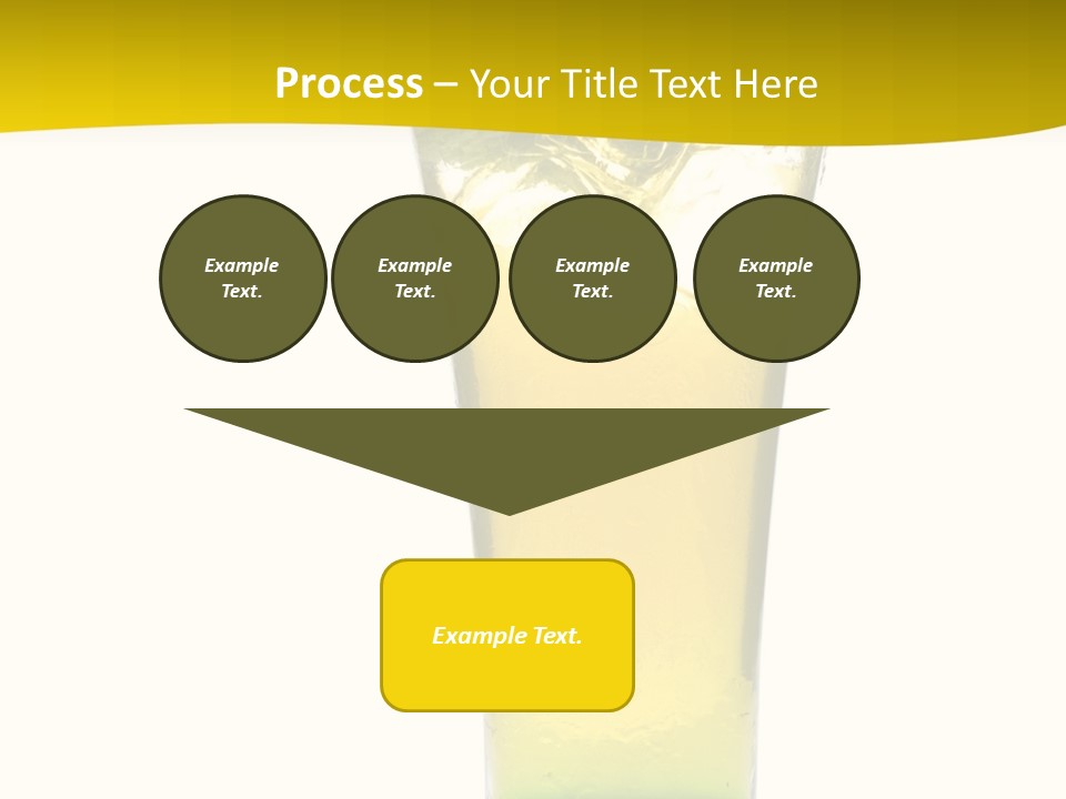 A Drink With A Cherry On Top Of It PowerPoint Template