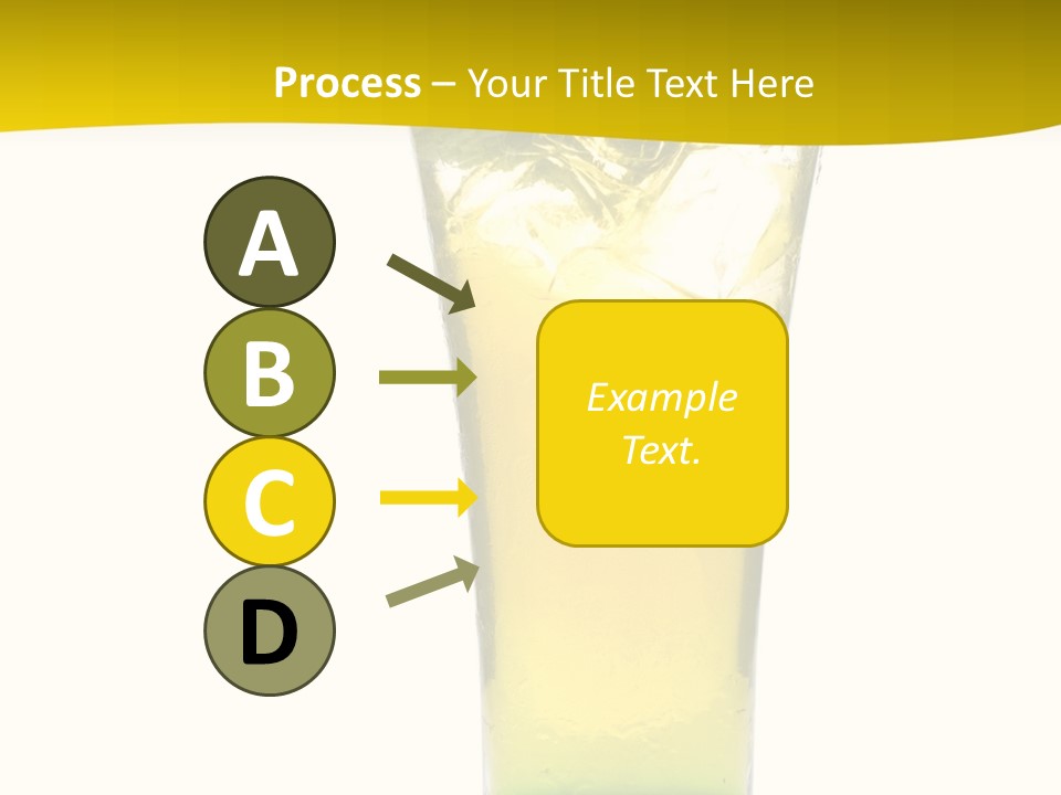 A Drink With A Cherry On Top Of It PowerPoint Template