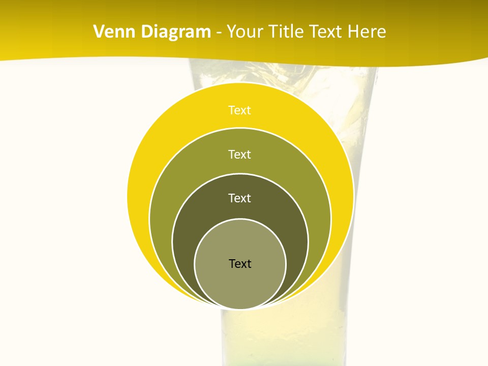 A Drink With A Cherry On Top Of It PowerPoint Template