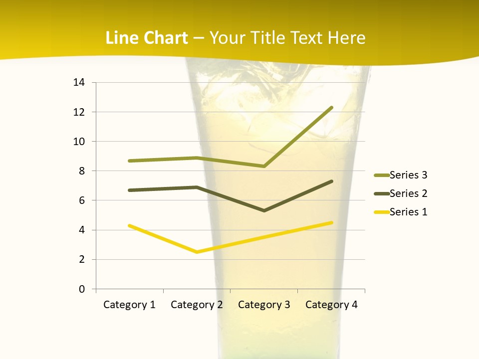 A Drink With A Cherry On Top Of It PowerPoint Template