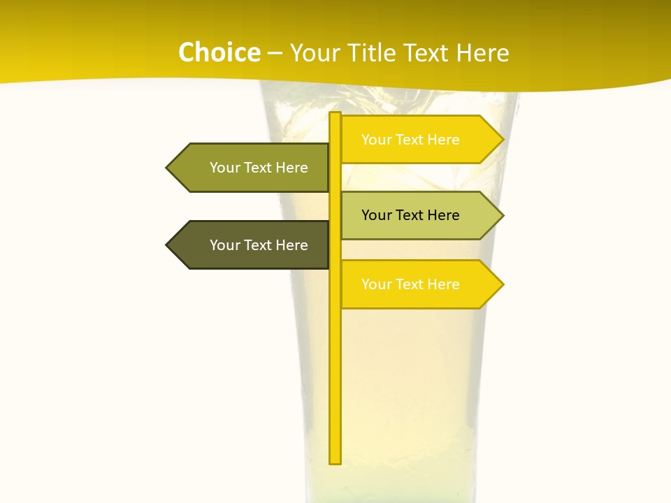 A Drink With A Cherry On Top Of It PowerPoint Template