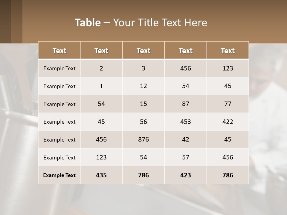 A Man In A Kitchen Preparing Food On A Plate PowerPoint Template