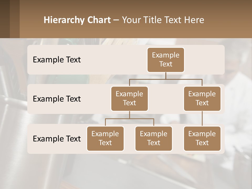 A Man In A Kitchen Preparing Food On A Plate PowerPoint Template