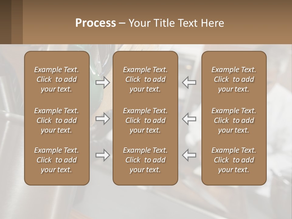 A Man In A Kitchen Preparing Food On A Plate PowerPoint Template