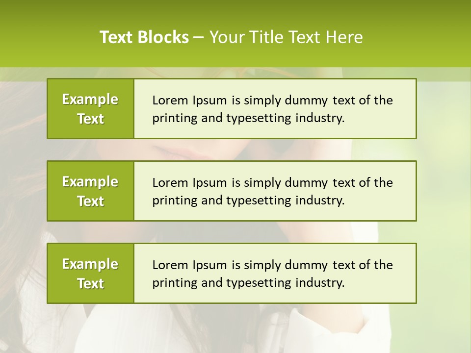 A Woman With Red Glasses Is Holding Her Head PowerPoint Template