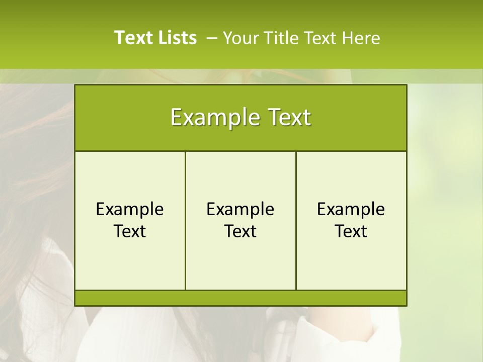 A Woman With Red Glasses Is Holding Her Head PowerPoint Template