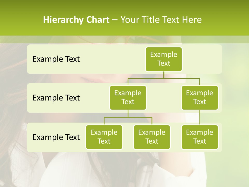 A Woman With Red Glasses Is Holding Her Head PowerPoint Template