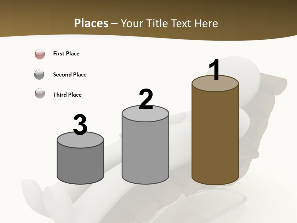 A Person Laying On Top Of A Wooden Sleigh PowerPoint Template