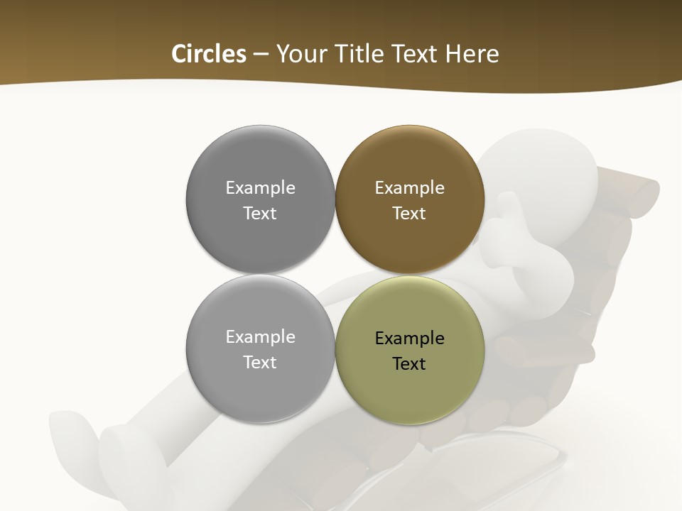 A Person Laying On Top Of A Wooden Sleigh PowerPoint Template