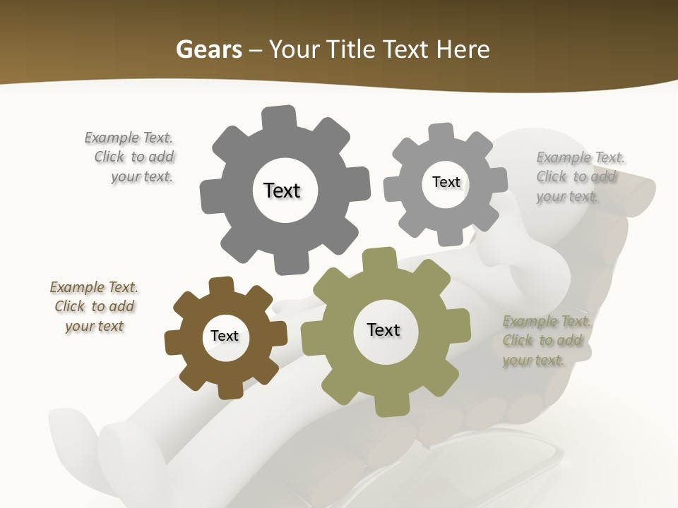 A Person Laying On Top Of A Wooden Sleigh PowerPoint Template