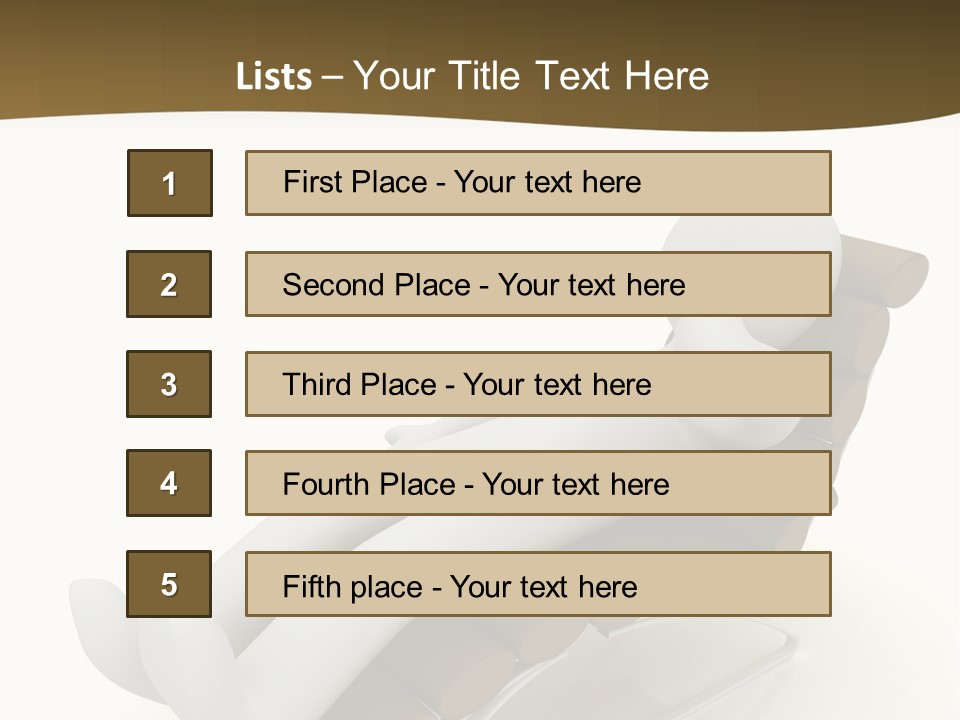 A Person Laying On Top Of A Wooden Sleigh PowerPoint Template