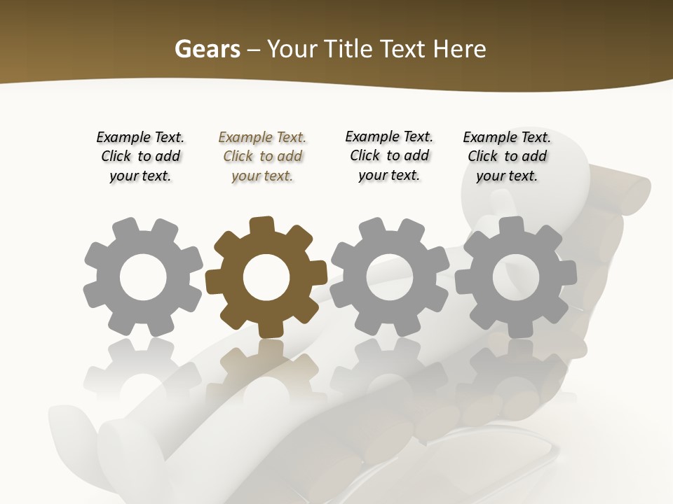 A Person Laying On Top Of A Wooden Sleigh PowerPoint Template