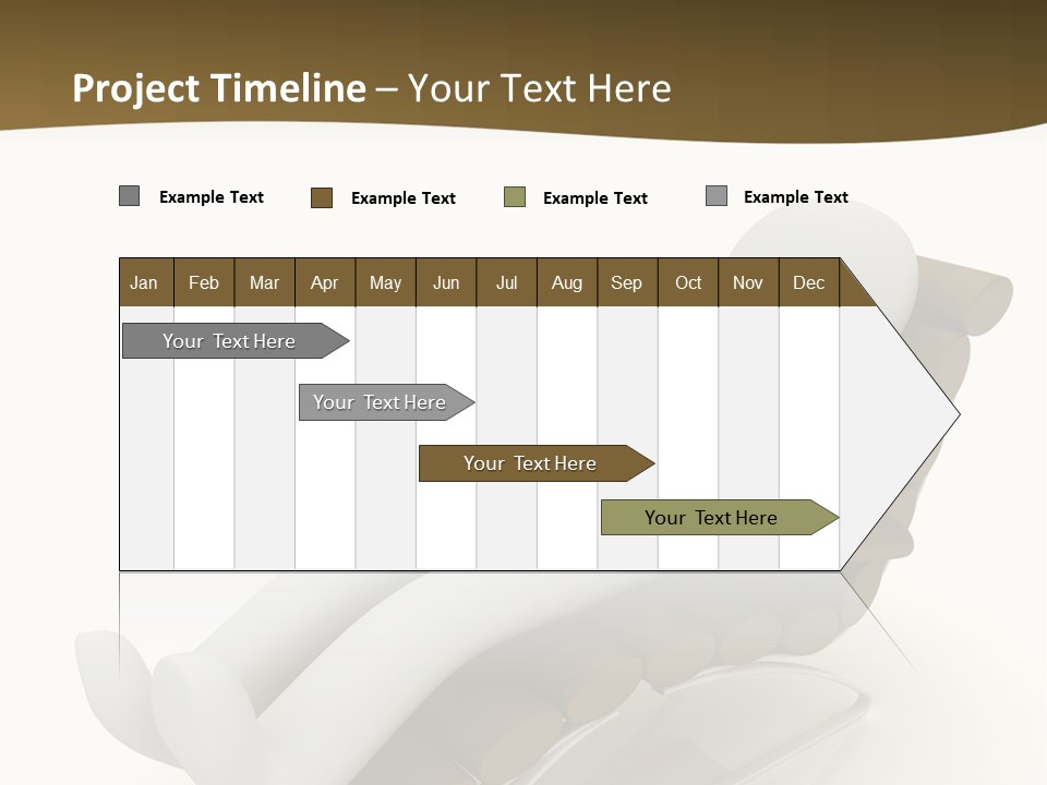 A Person Laying On Top Of A Wooden Sleigh PowerPoint Template