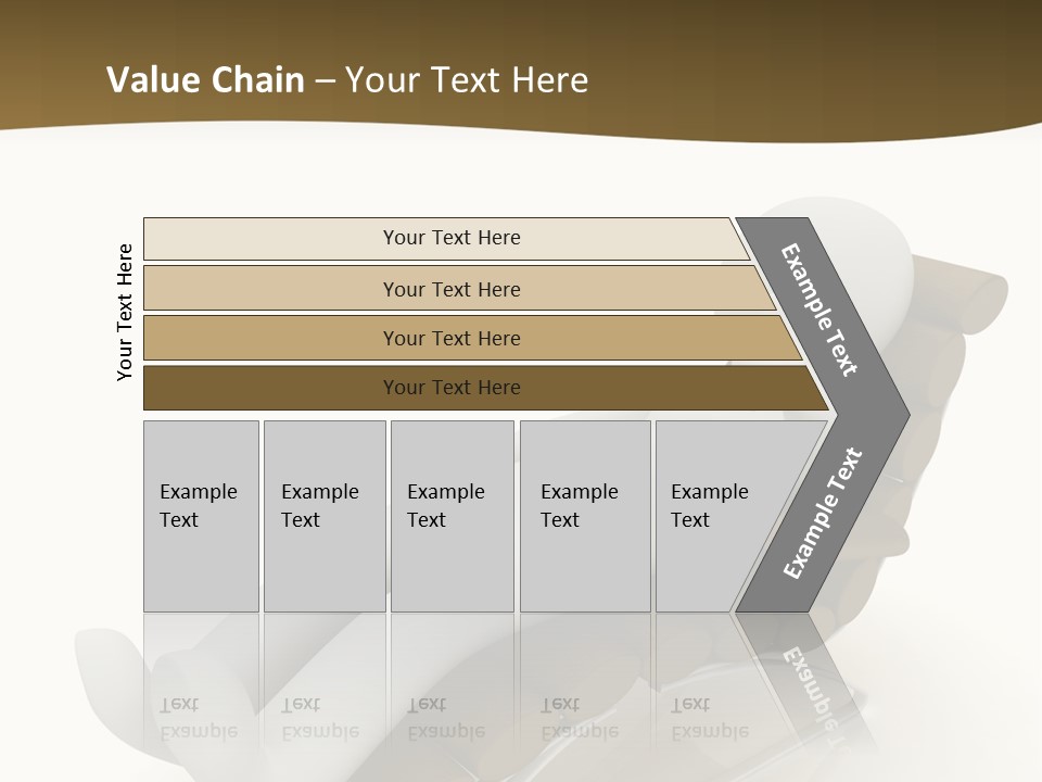 A Person Laying On Top Of A Wooden Sleigh PowerPoint Template