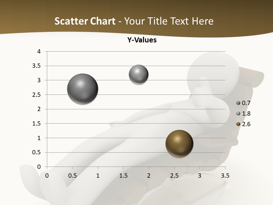A Person Laying On Top Of A Wooden Sleigh PowerPoint Template
