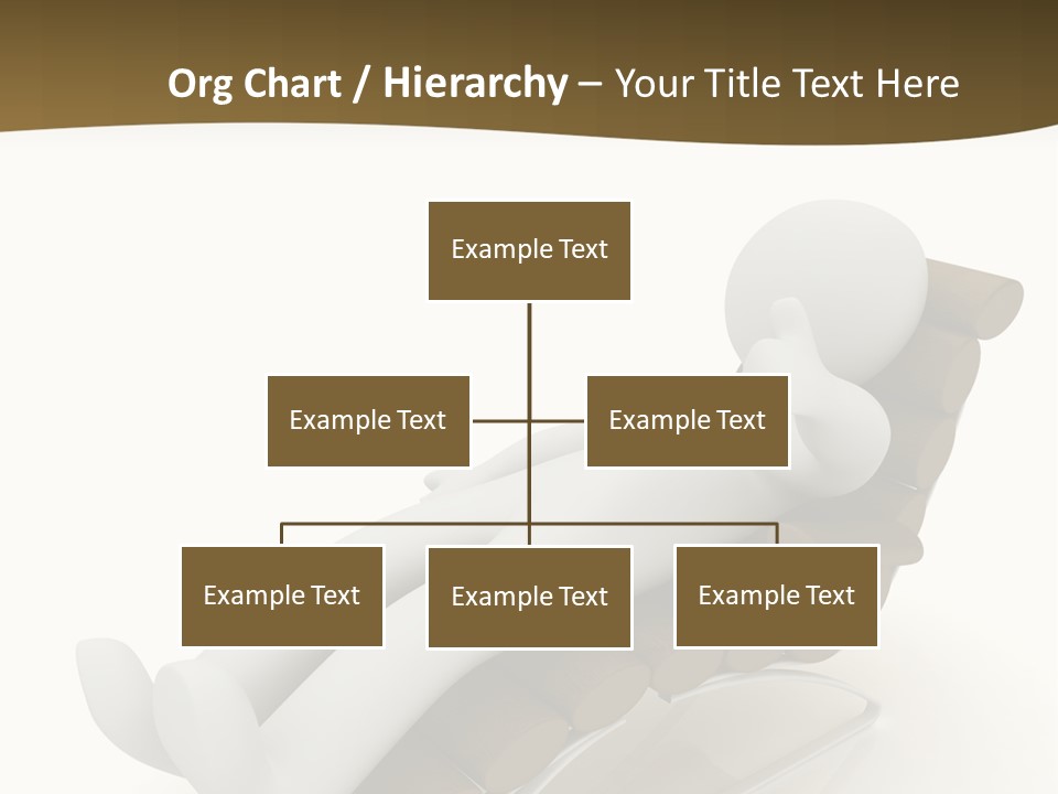 A Person Laying On Top Of A Wooden Sleigh PowerPoint Template