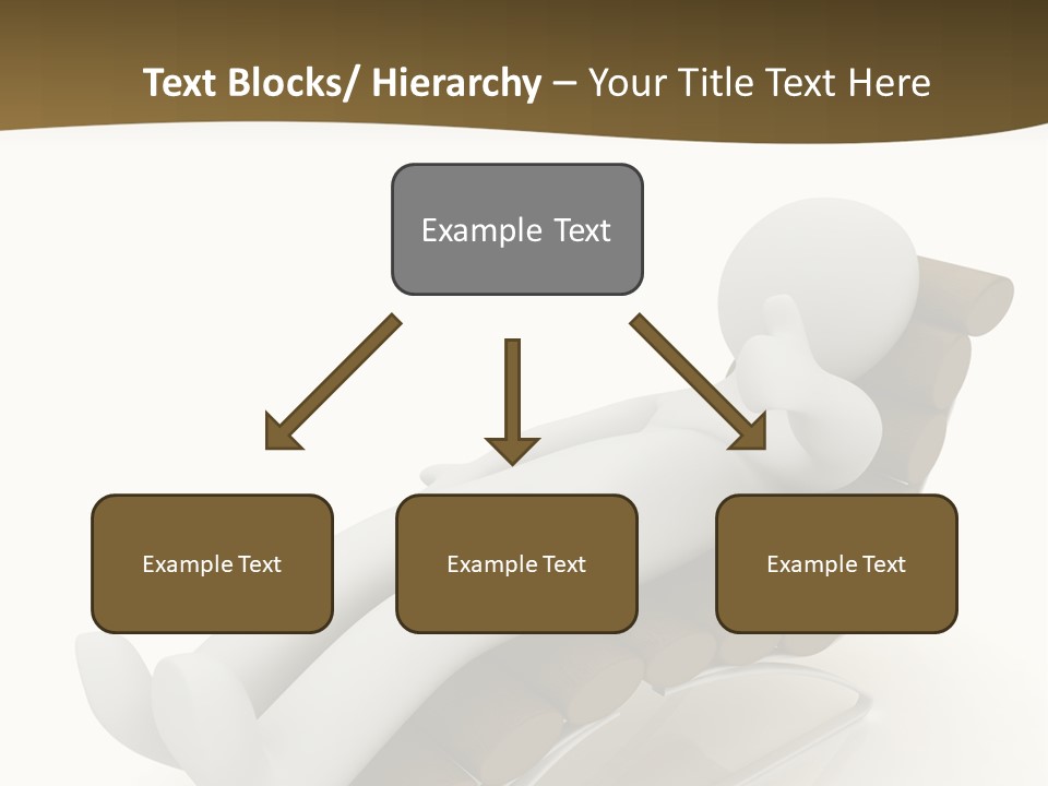 A Person Laying On Top Of A Wooden Sleigh PowerPoint Template