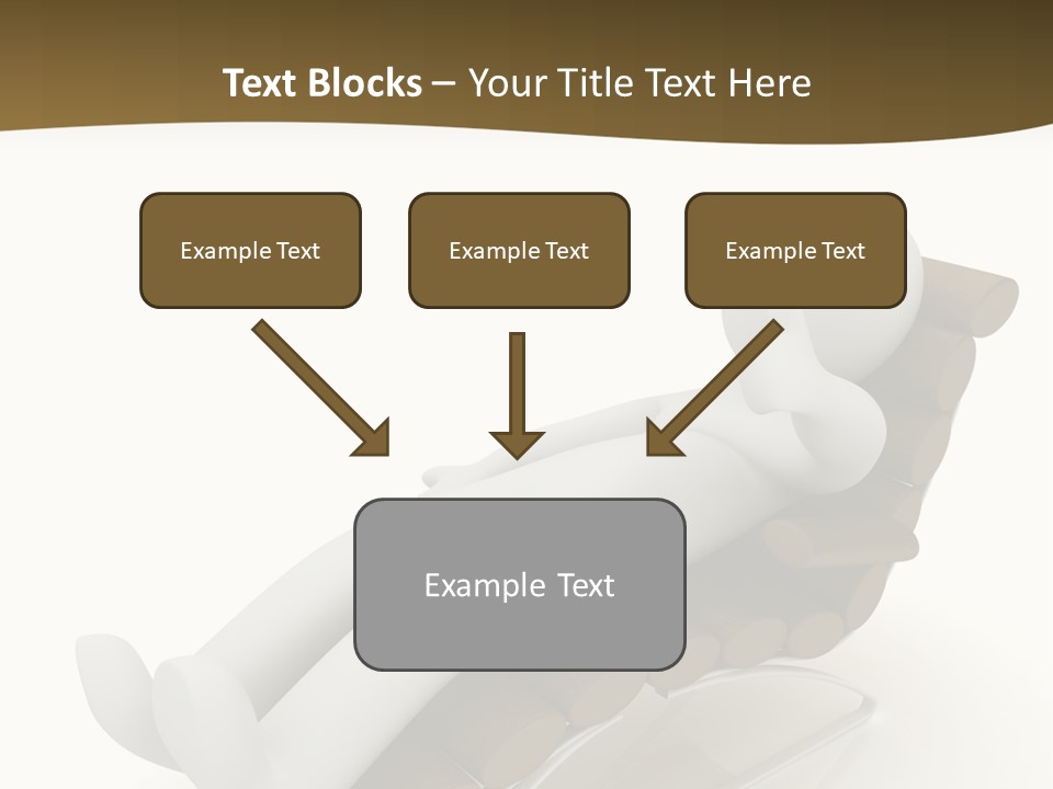 A Person Laying On Top Of A Wooden Sleigh PowerPoint Template
