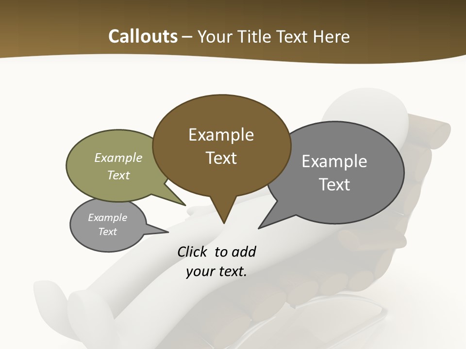 A Person Laying On Top Of A Wooden Sleigh PowerPoint Template