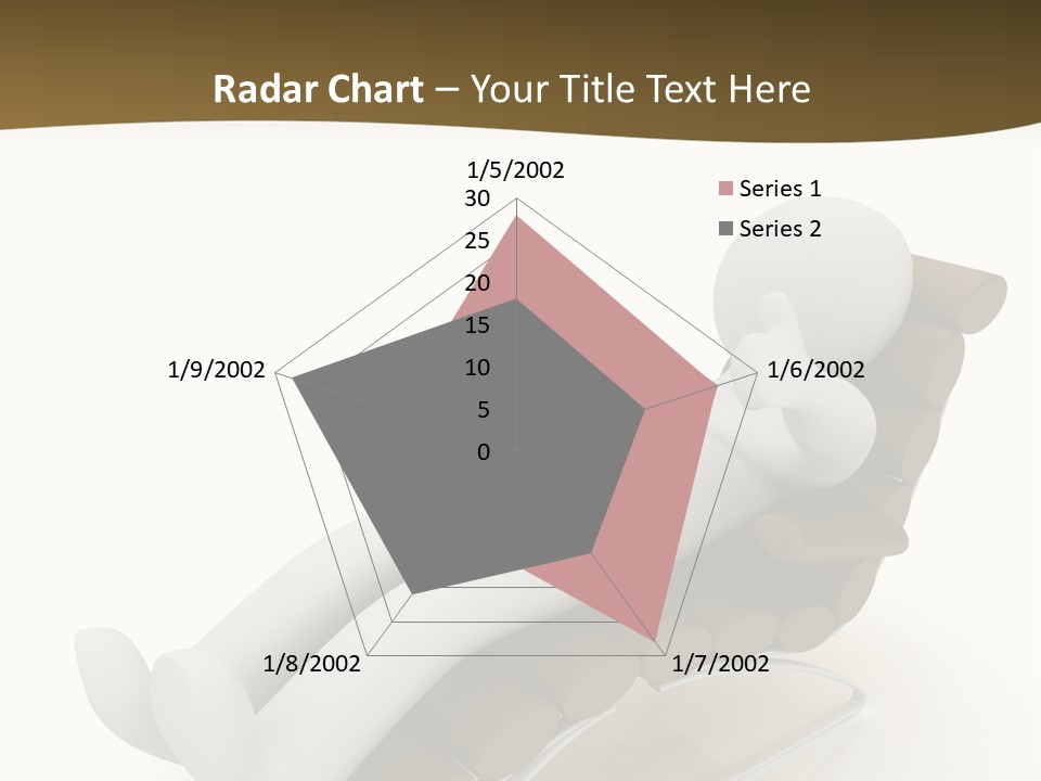 A Person Laying On Top Of A Wooden Sleigh PowerPoint Template