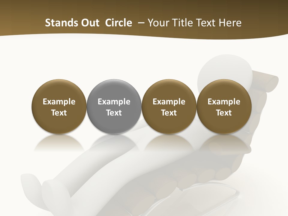 A Person Laying On Top Of A Wooden Sleigh PowerPoint Template