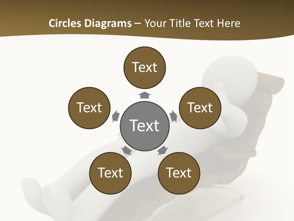 A Person Laying On Top Of A Wooden Sleigh PowerPoint Template