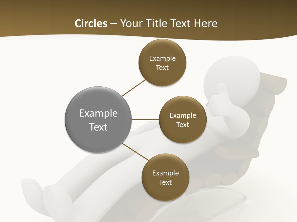 A Person Laying On Top Of A Wooden Sleigh PowerPoint Template