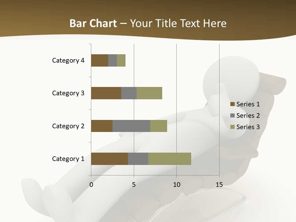 A Person Laying On Top Of A Wooden Sleigh PowerPoint Template
