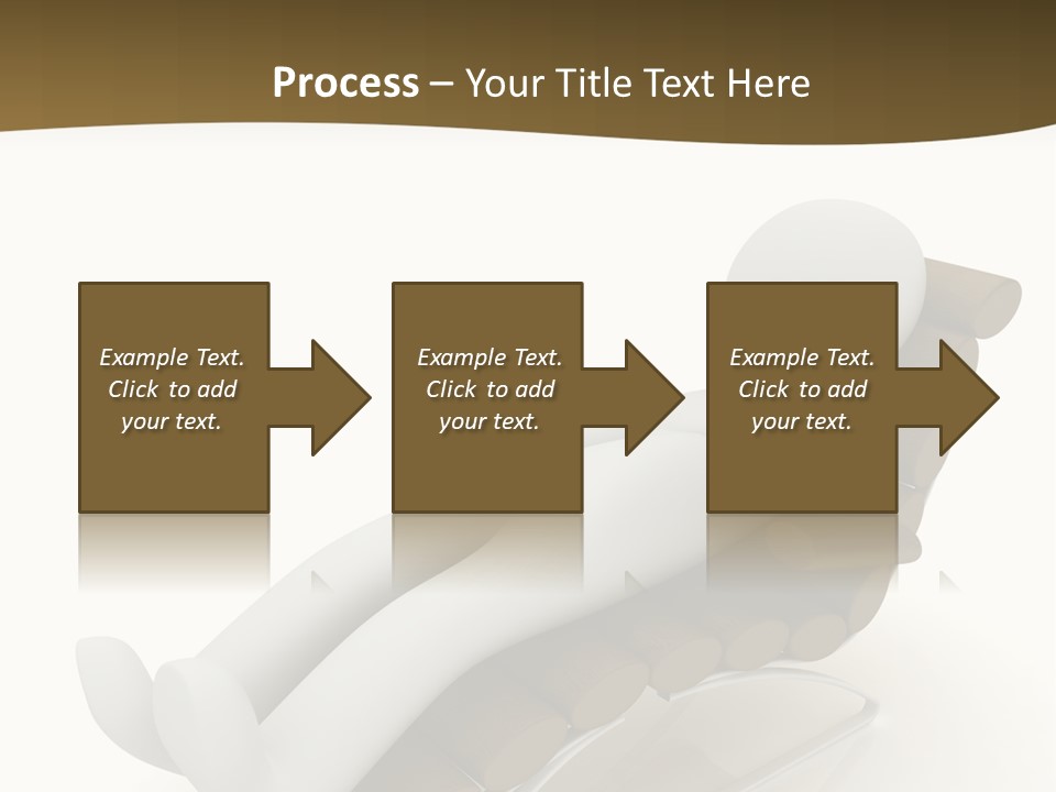 A Person Laying On Top Of A Wooden Sleigh PowerPoint Template