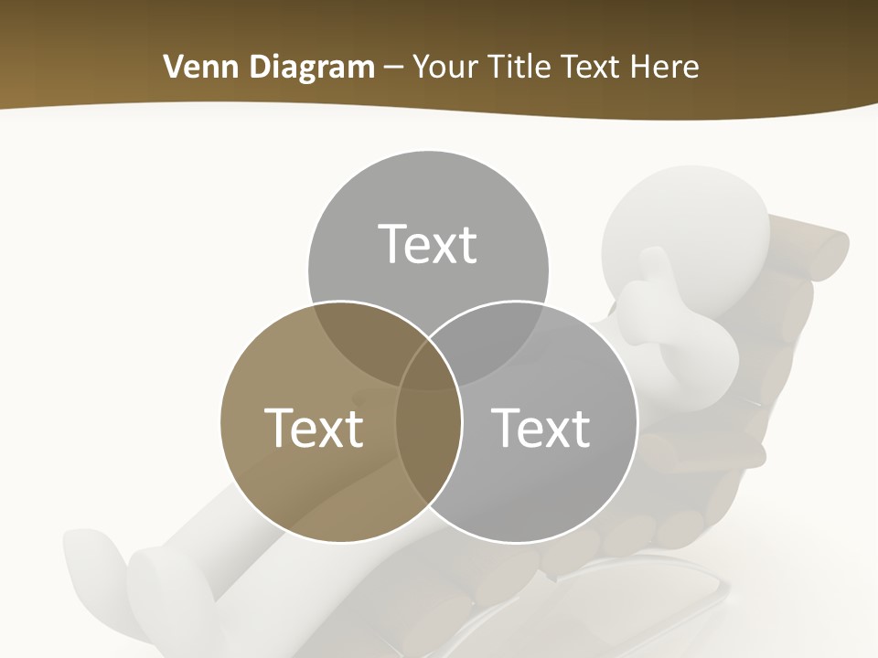 A Person Laying On Top Of A Wooden Sleigh PowerPoint Template