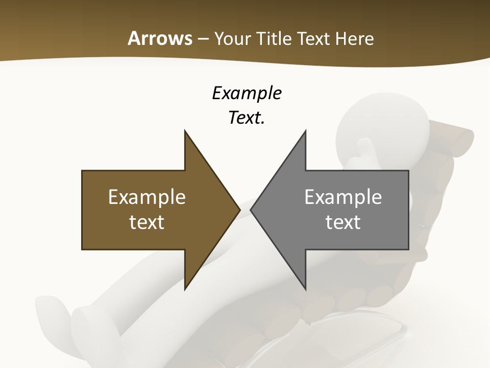 A Person Laying On Top Of A Wooden Sleigh PowerPoint Template