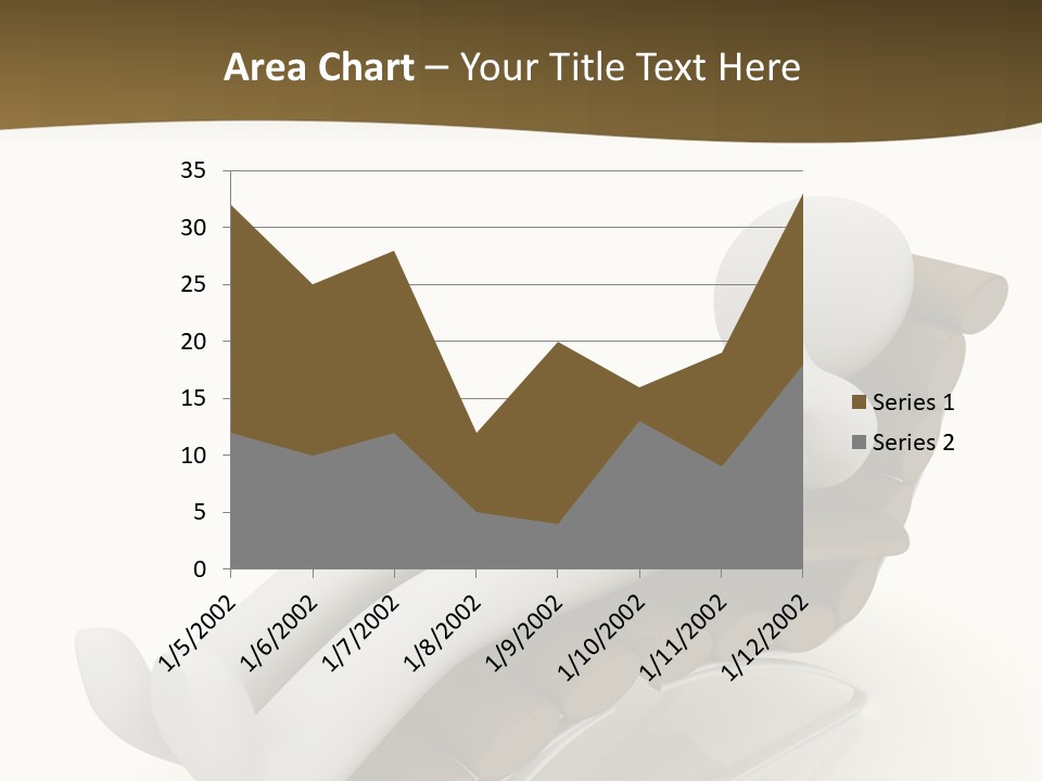 A Person Laying On Top Of A Wooden Sleigh PowerPoint Template