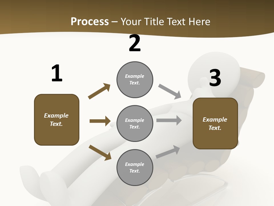 A Person Laying On Top Of A Wooden Sleigh PowerPoint Template