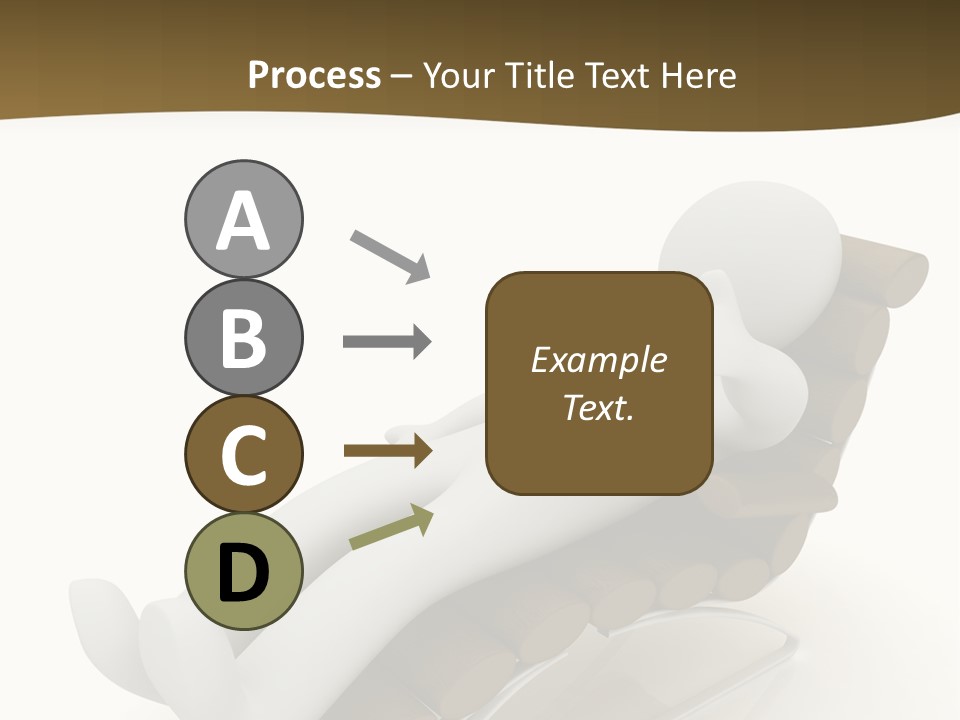 A Person Laying On Top Of A Wooden Sleigh PowerPoint Template