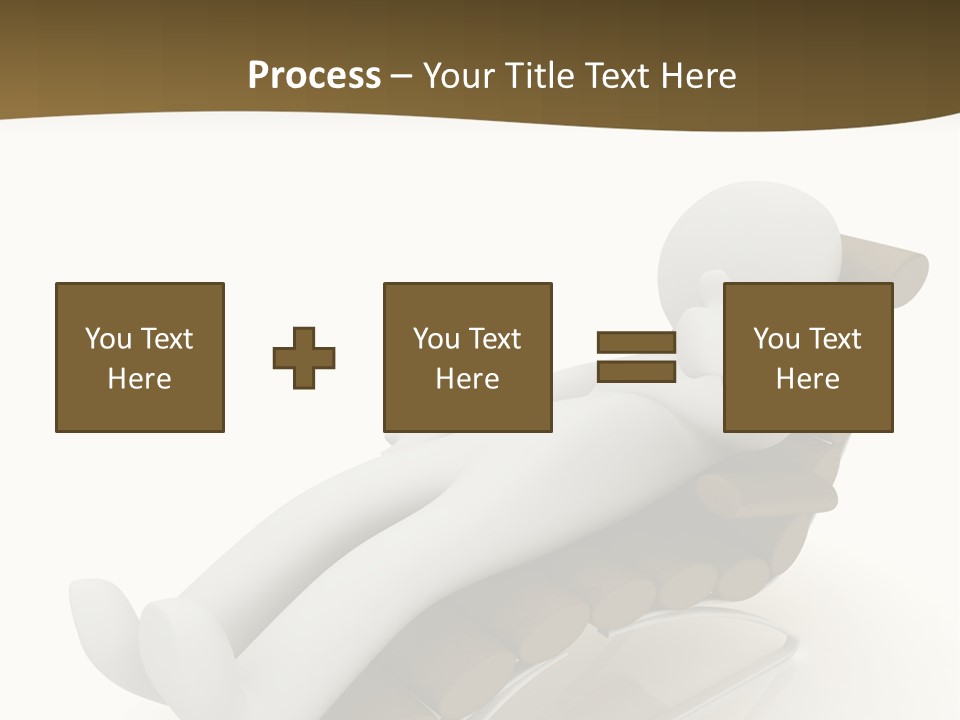 A Person Laying On Top Of A Wooden Sleigh PowerPoint Template