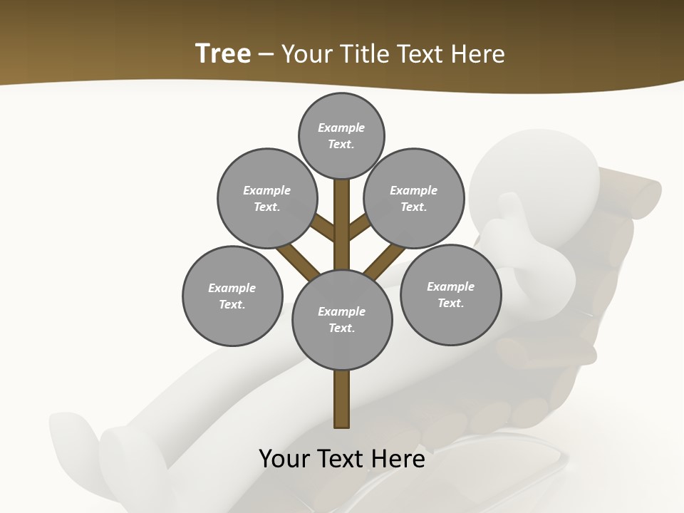 A Person Laying On Top Of A Wooden Sleigh PowerPoint Template