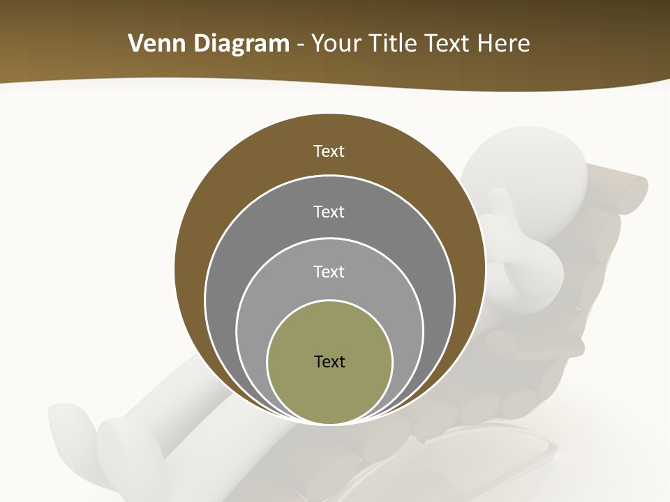A Person Laying On Top Of A Wooden Sleigh PowerPoint Template