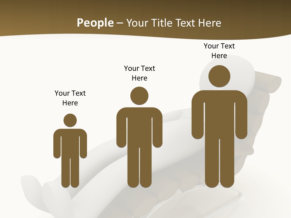 A Person Laying On Top Of A Wooden Sleigh PowerPoint Template