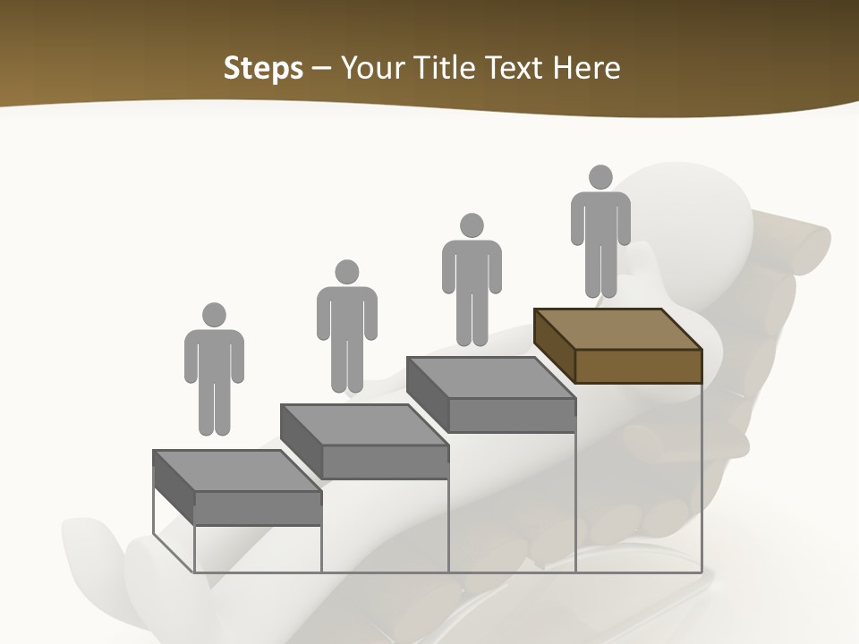 A Person Laying On Top Of A Wooden Sleigh PowerPoint Template