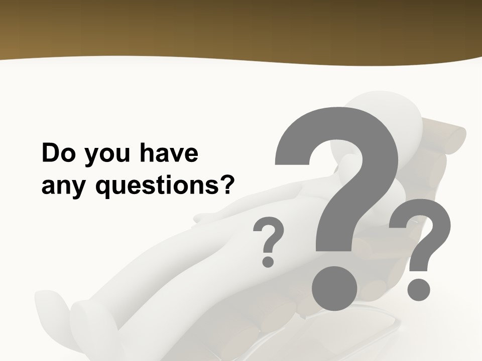 A Person Laying On Top Of A Wooden Sleigh PowerPoint Template